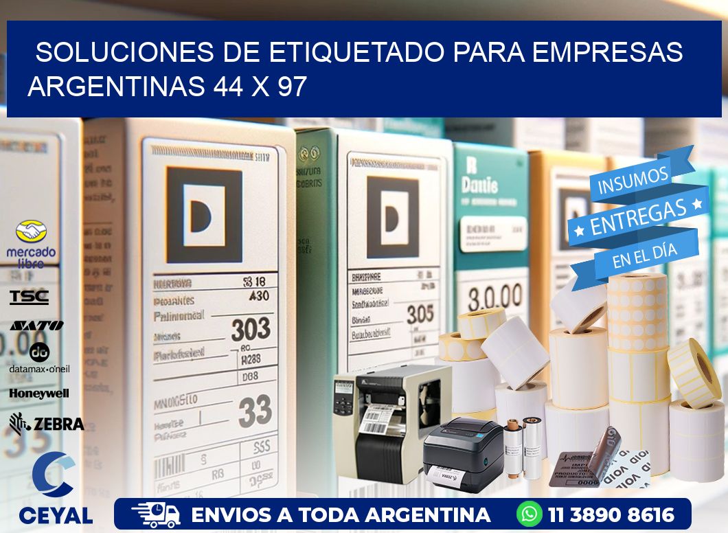Soluciones de Etiquetado para Empresas Argentinas 44 x 97
