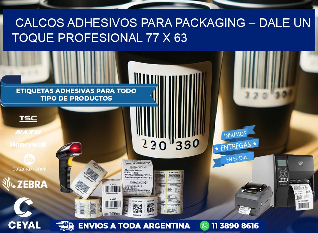 Calcos Adhesivos para Packaging – Dale un Toque Profesional 77 x 63