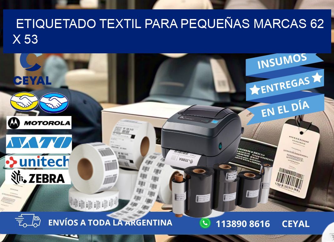 ETIQUETADO TEXTIL PARA PEQUEÑAS MARCAS 62 x 53