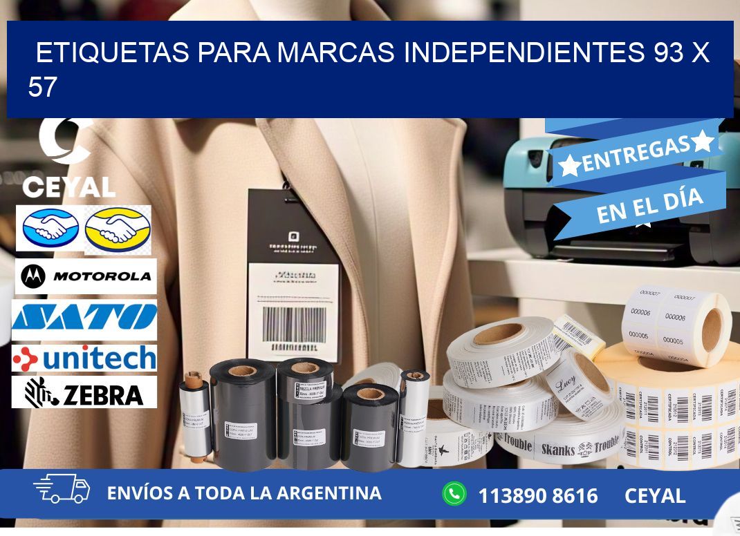 ETIQUETAS PARA MARCAS INDEPENDIENTES 93 x 57