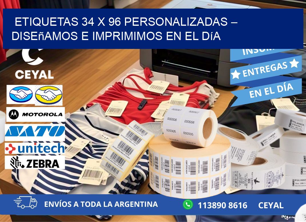 Etiquetas 34 x 96 Personalizadas – Diseñamos e Imprimimos en el Día