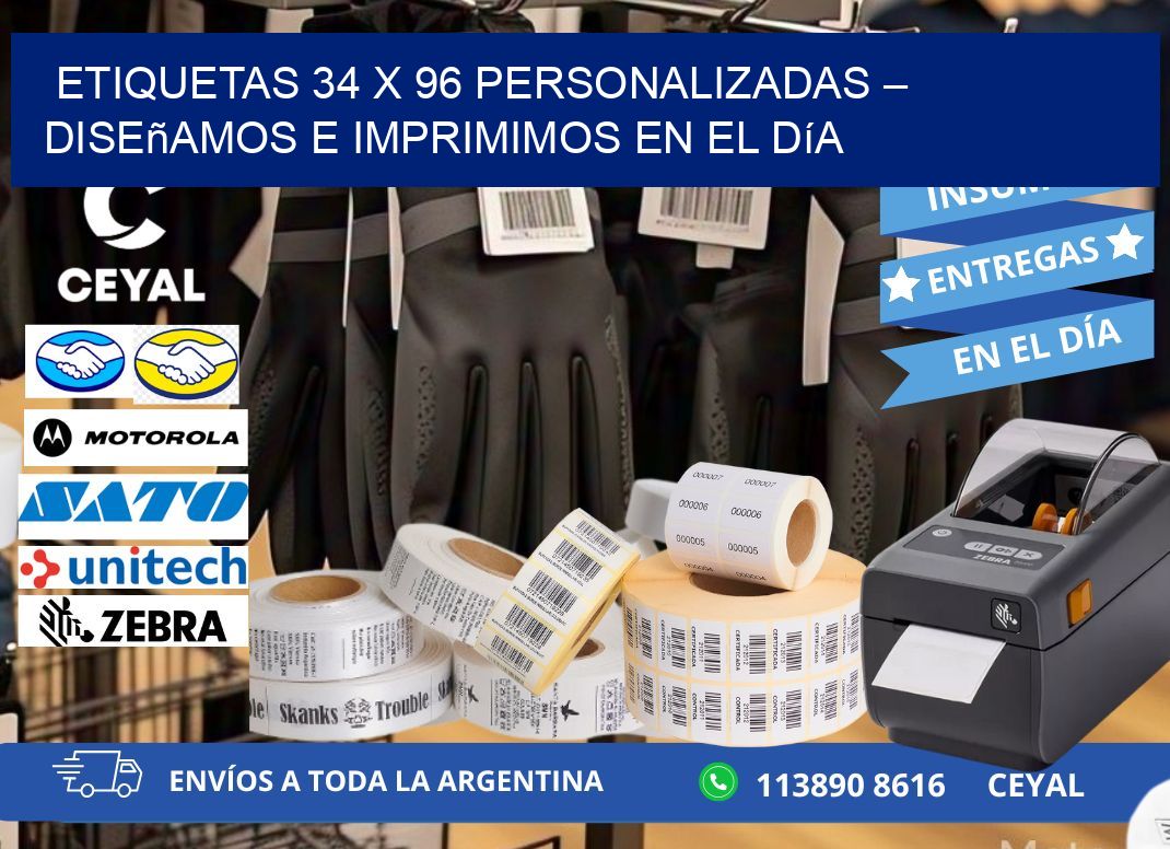 Etiquetas 34 x 96 Personalizadas – Diseñamos e Imprimimos en el Día