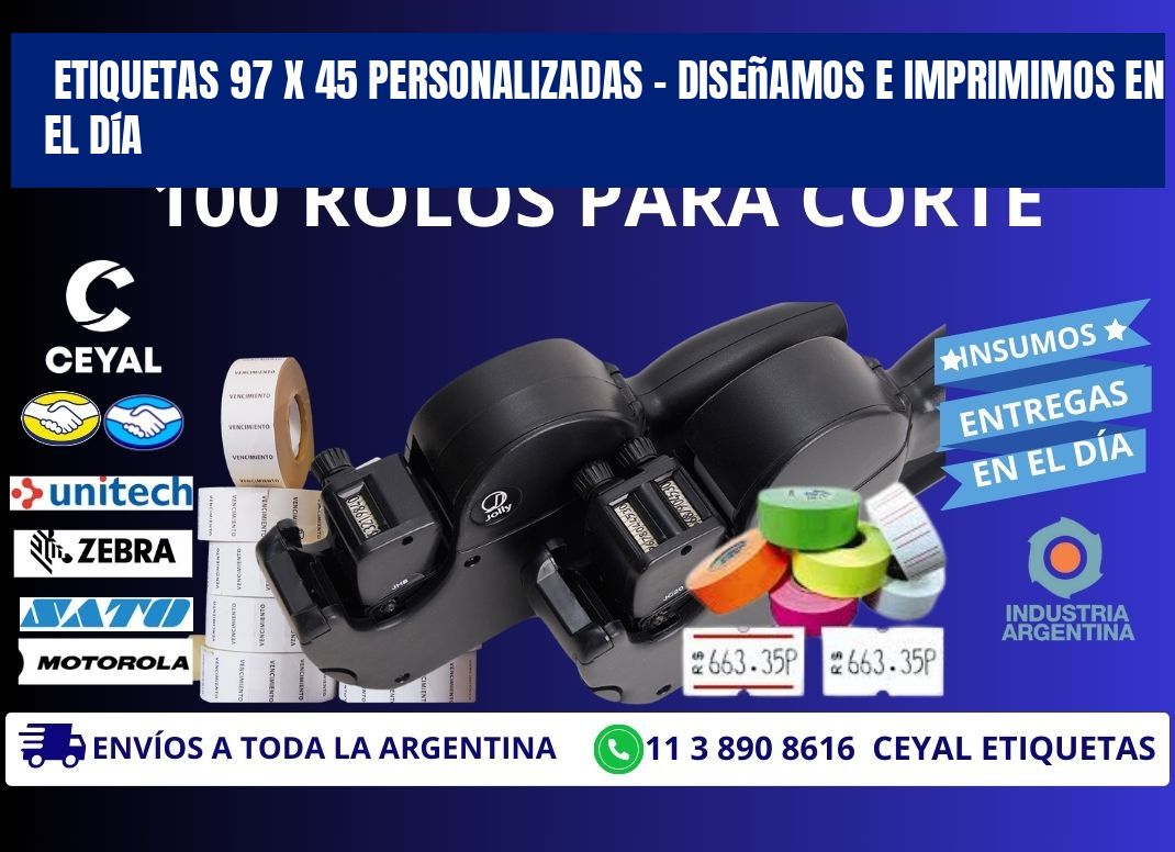 Etiquetas 97 x 45 Personalizadas – Diseñamos e Imprimimos en el Día