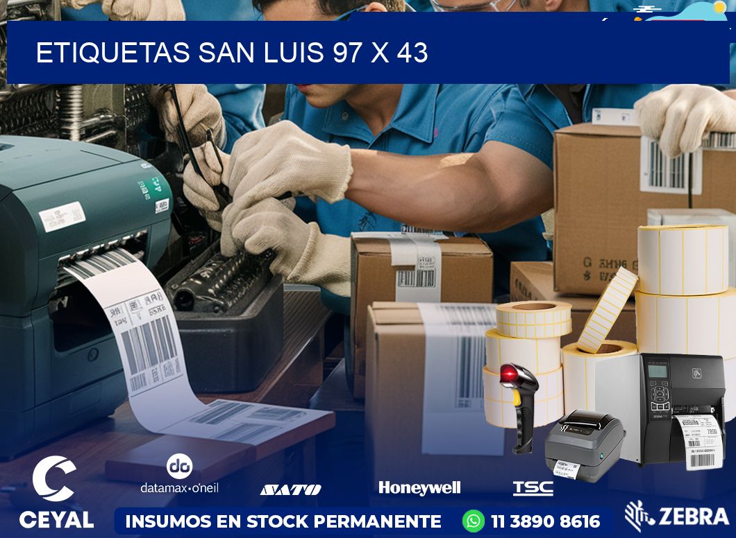 Etiquetas San Luis 97 x 43