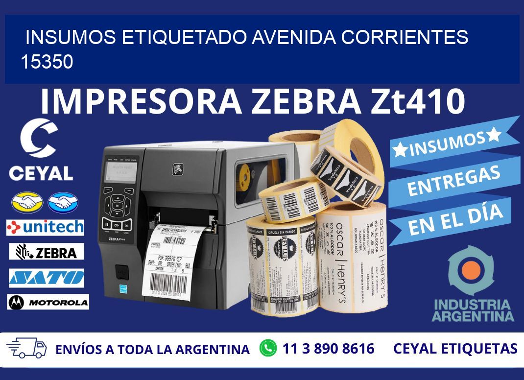 INSUMOS ETIQUETADO Avenida Corrientes 15350