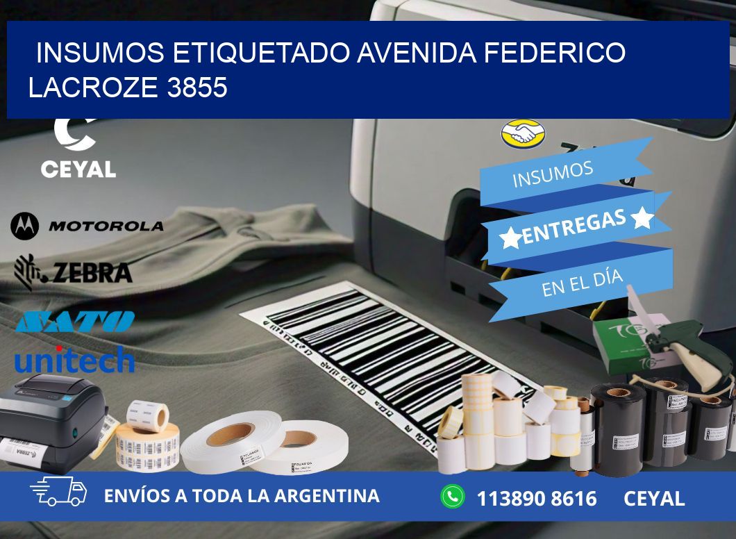 INSUMOS ETIQUETADO Avenida Federico Lacroze 3855