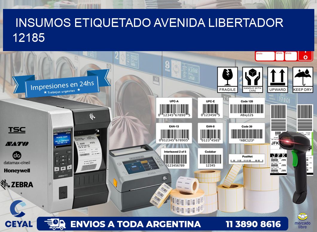 INSUMOS ETIQUETADO Avenida Libertador 12185