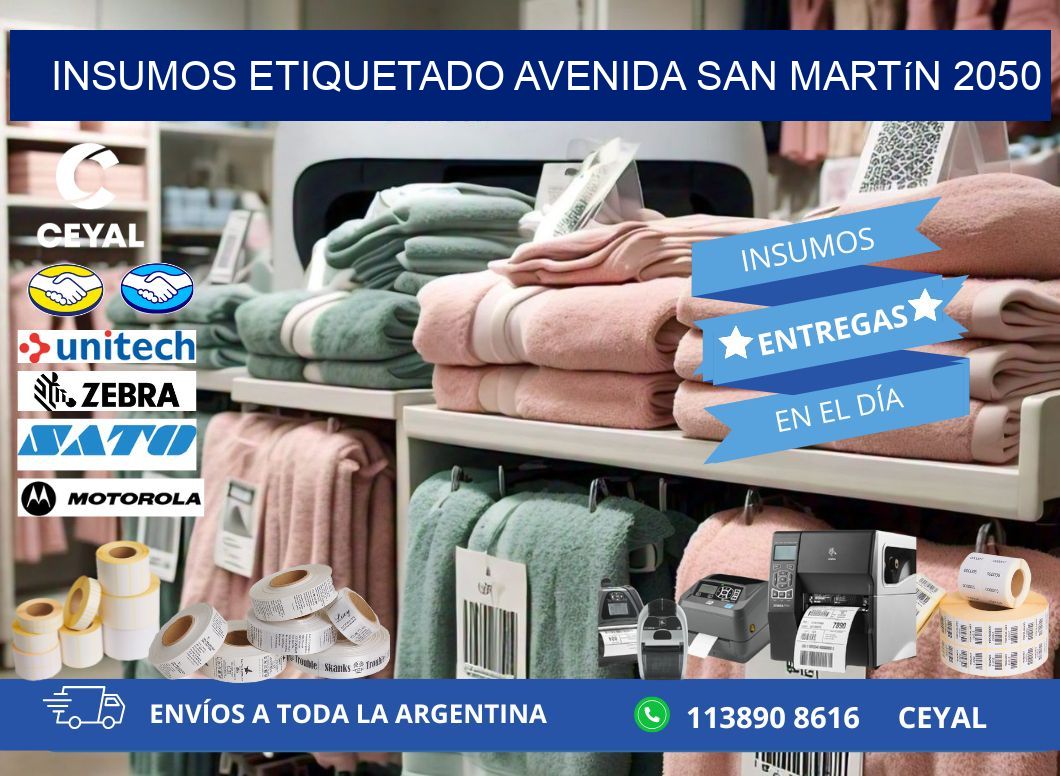 INSUMOS ETIQUETADO Avenida San Martín 2050
