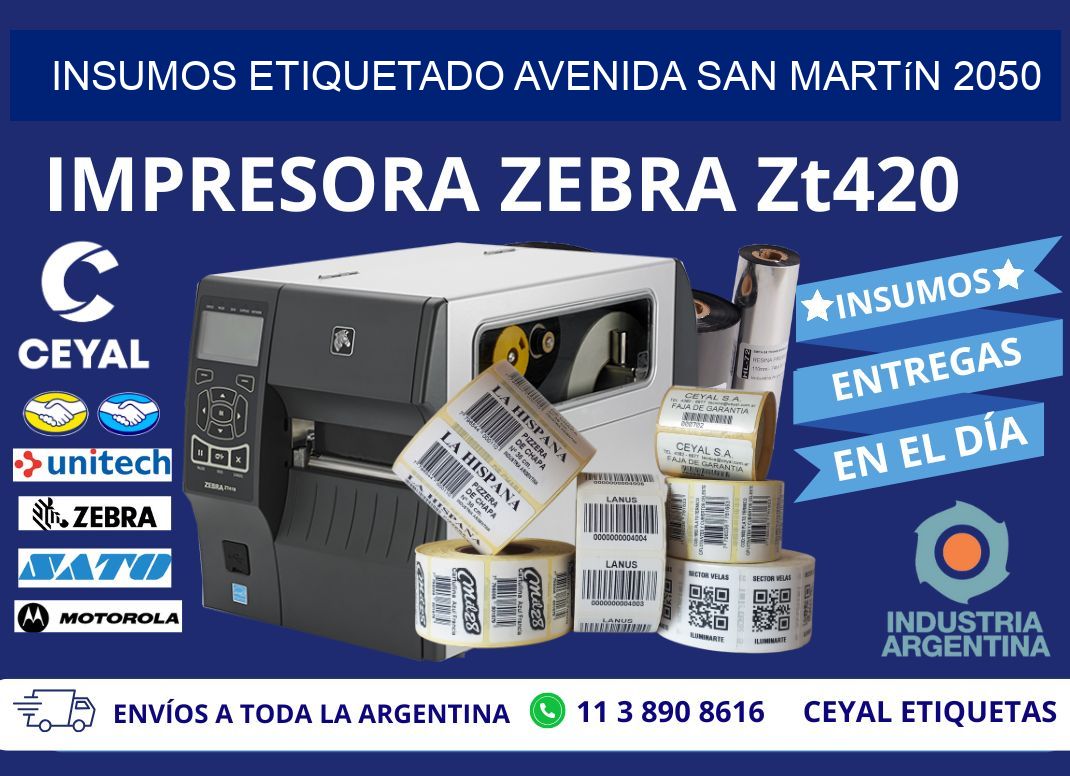 INSUMOS ETIQUETADO Avenida San Martín 2050