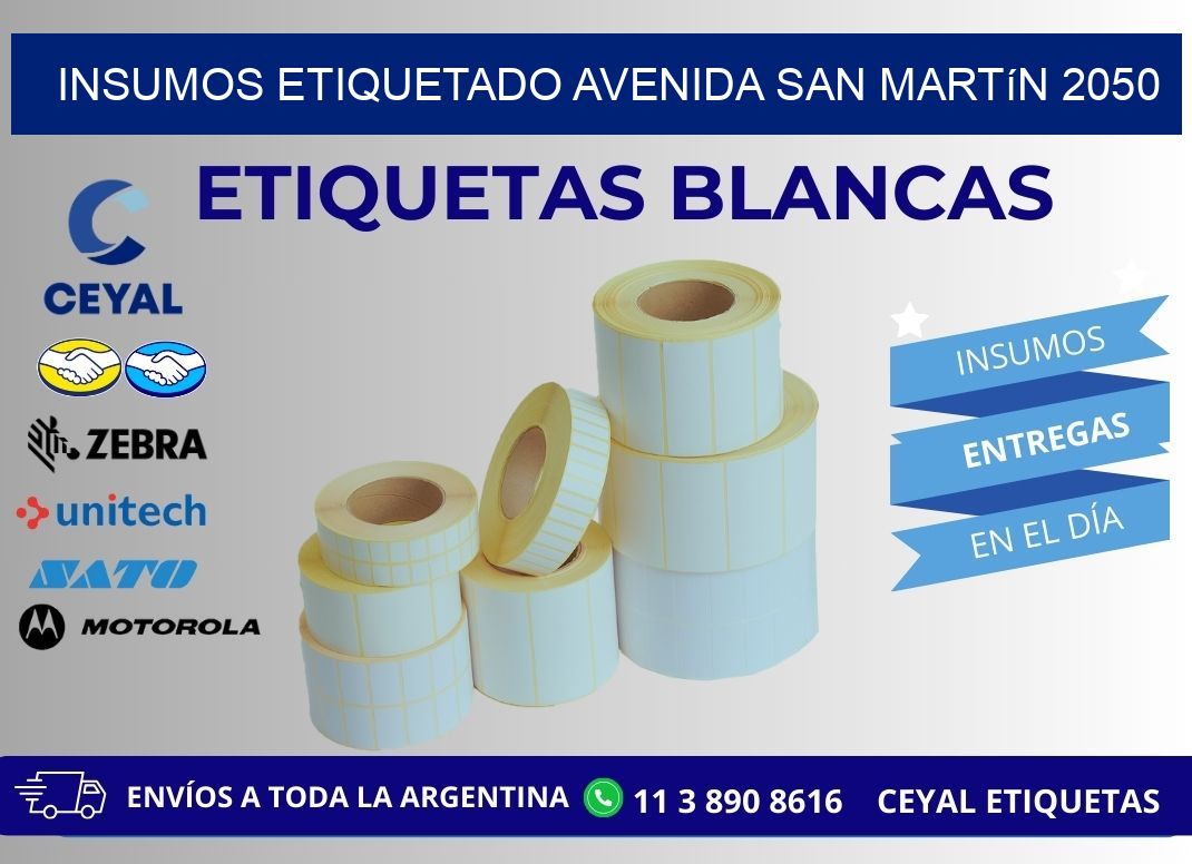 INSUMOS ETIQUETADO Avenida San Martín 2050