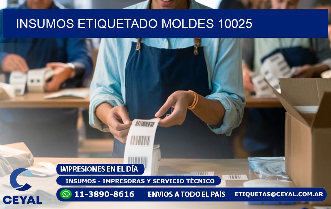 INSUMOS ETIQUETADO Moldes 10025