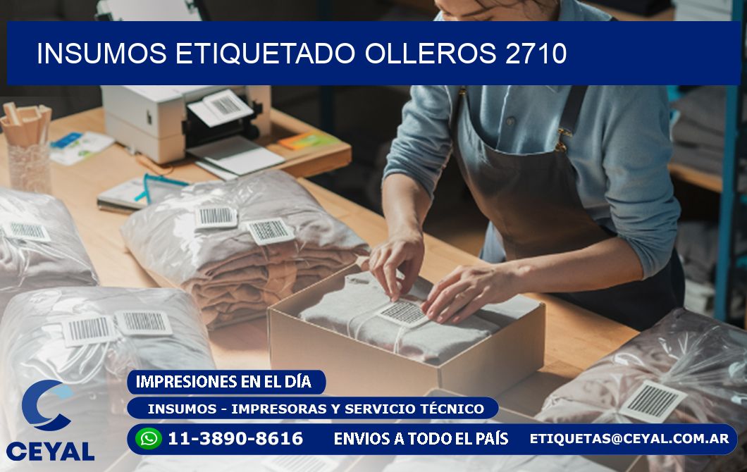 INSUMOS ETIQUETADO Olleros 2710