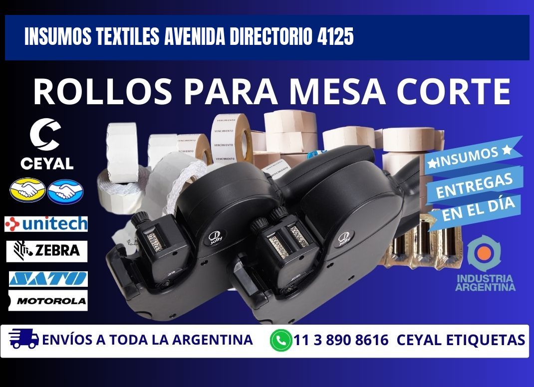 INSUMOS TEXTILES AVENIDA DIRECTORIO 4125