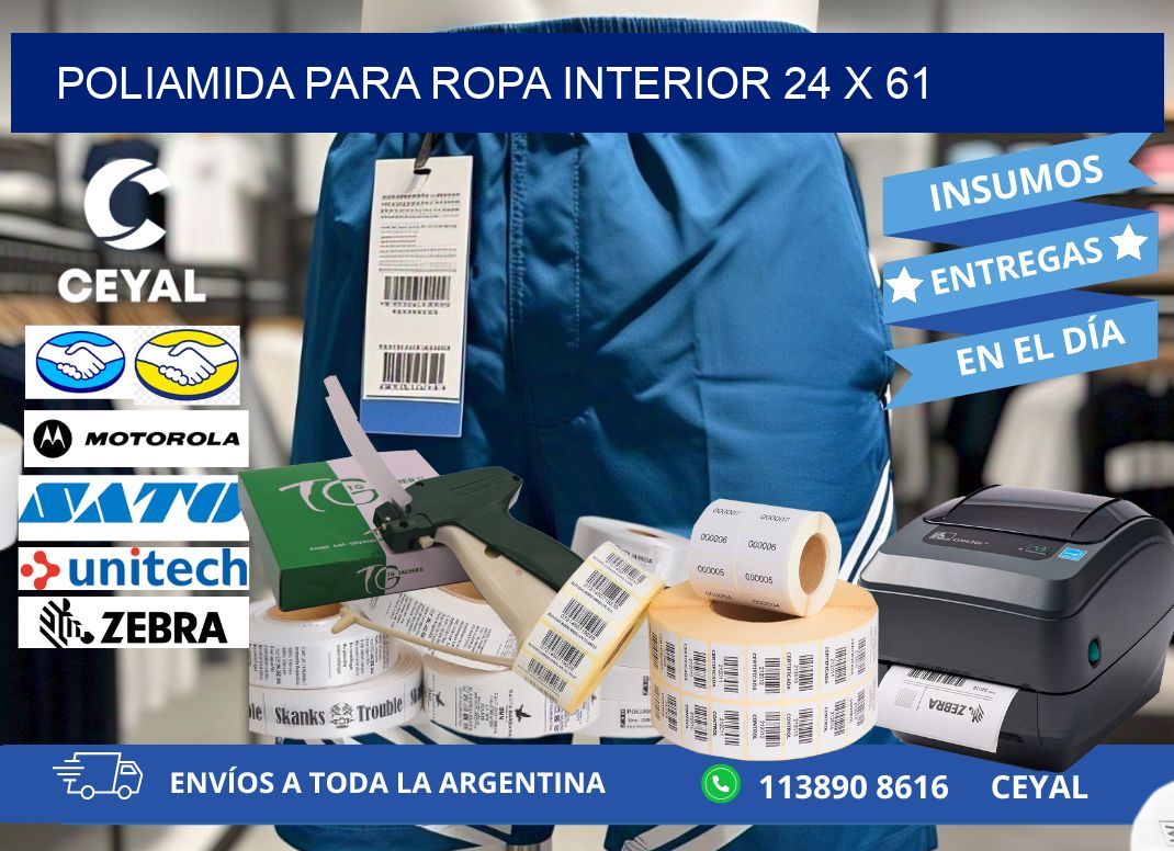 POLIAMIDA PARA ROPA INTERIOR 24 x 61