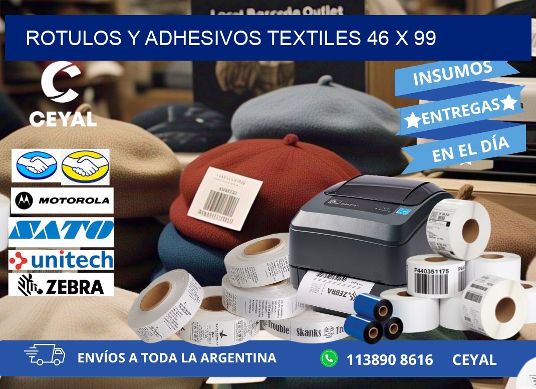 ROTULOS Y ADHESIVOS TEXTILES 46 x 99