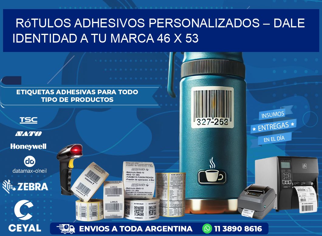 Rótulos Adhesivos Personalizados – Dale Identidad a Tu Marca 46 x 53