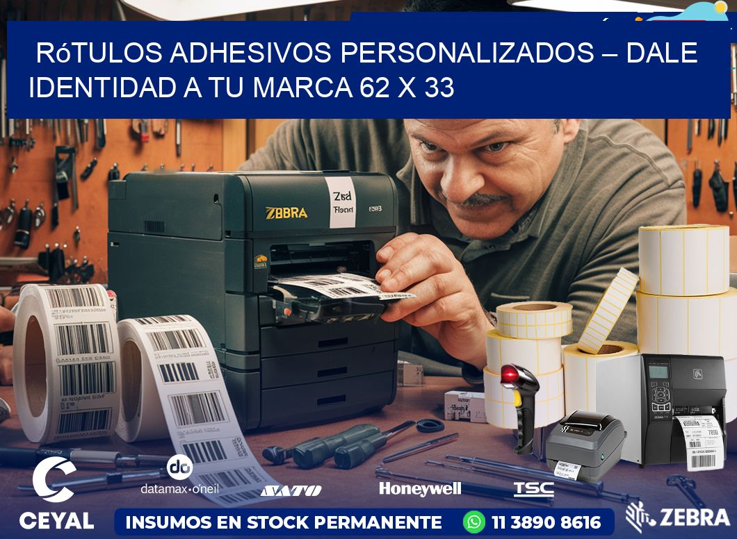 Rótulos Adhesivos Personalizados – Dale Identidad a Tu Marca 62 x 33