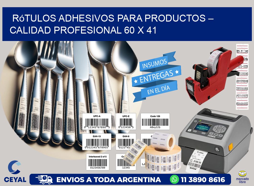 Rótulos Adhesivos para Productos – Calidad Profesional 60 x 41
