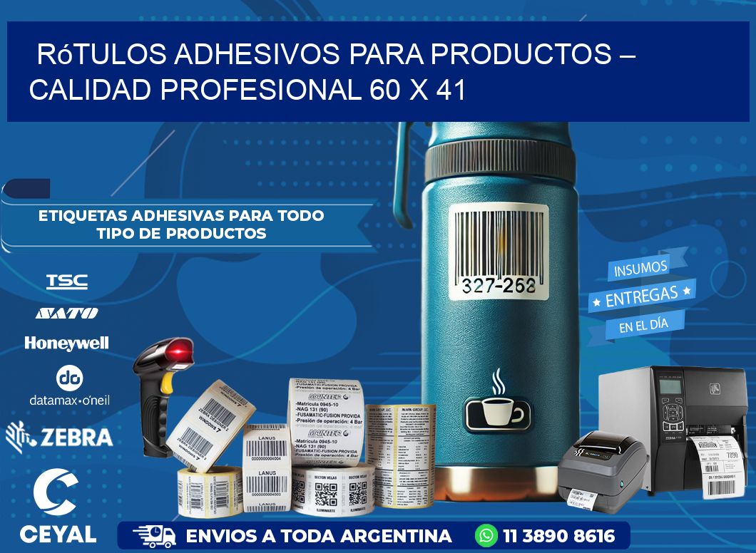 Rótulos Adhesivos para Productos – Calidad Profesional 60 x 41