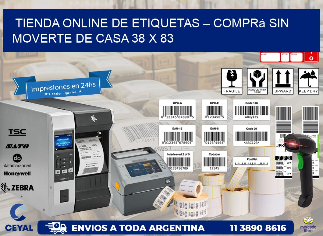 Tienda Online de Etiquetas – Comprá Sin Moverte de Casa 38 x 83