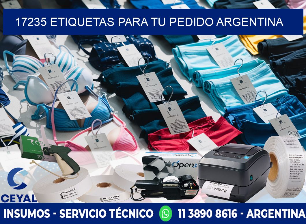 17235 ETIQUETAS PARA TU PEDIDO ARGENTINA