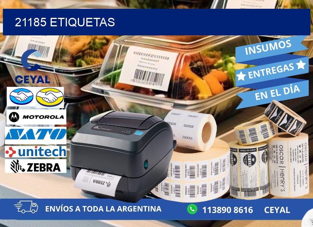 21185 ETIQUETAS