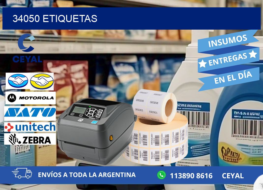 34050 ETIQUETAS