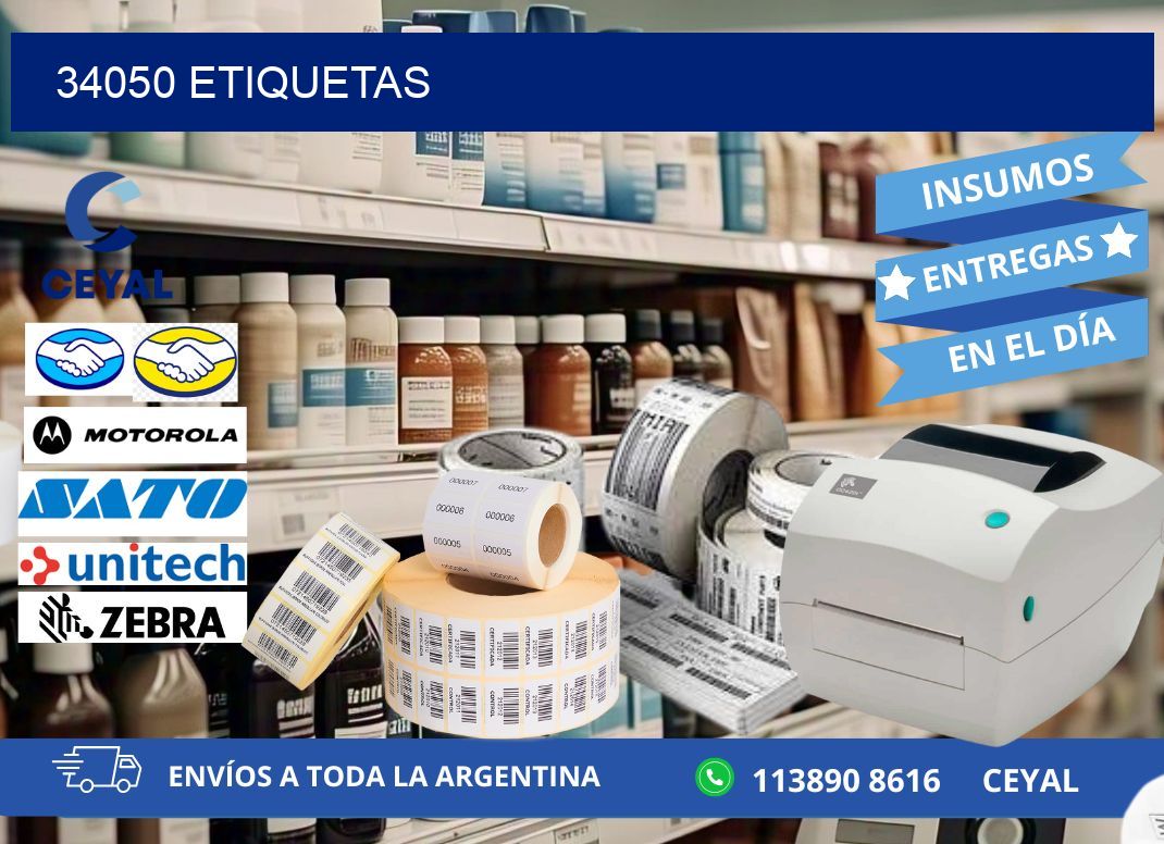 34050 ETIQUETAS
