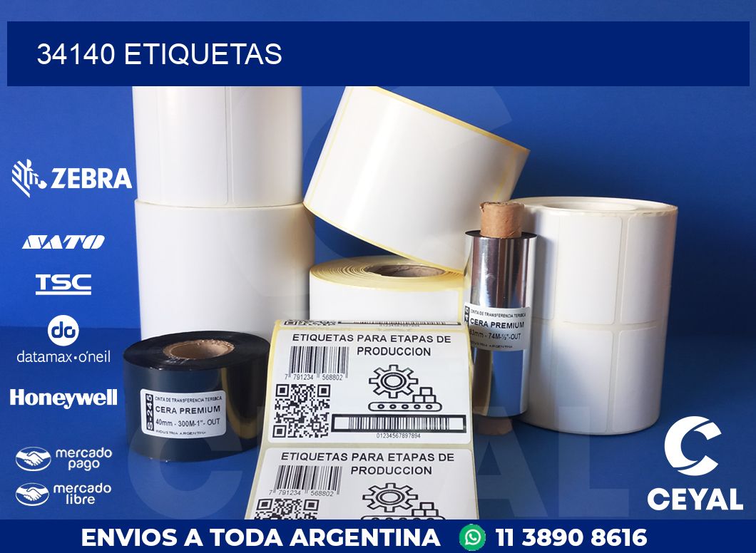 34140 ETIQUETAS