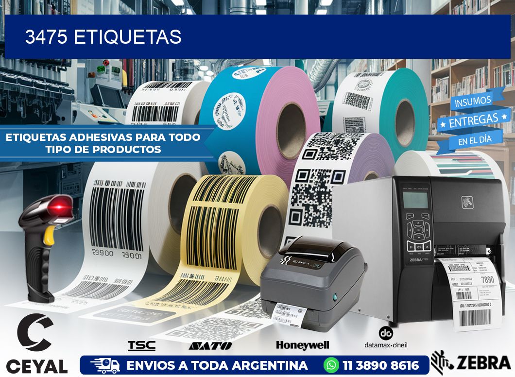3475 ETIQUETAS