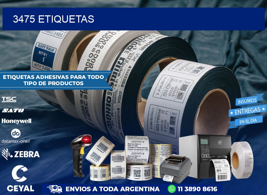 3475 ETIQUETAS