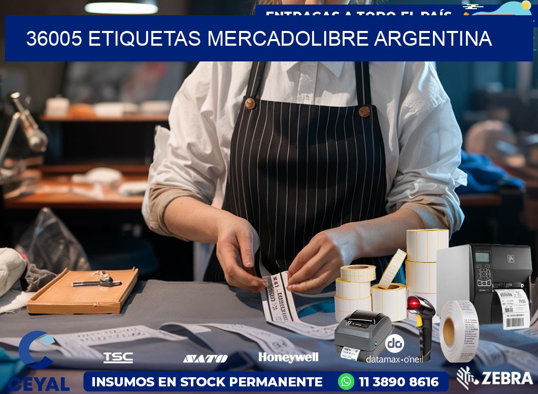 36005 ETIQUETAS MERCADOLIBRE ARGENTINA