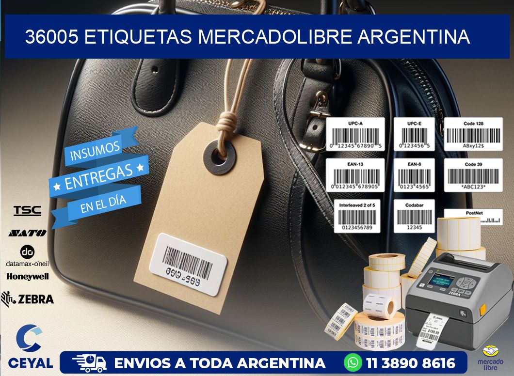36005 ETIQUETAS MERCADOLIBRE ARGENTINA