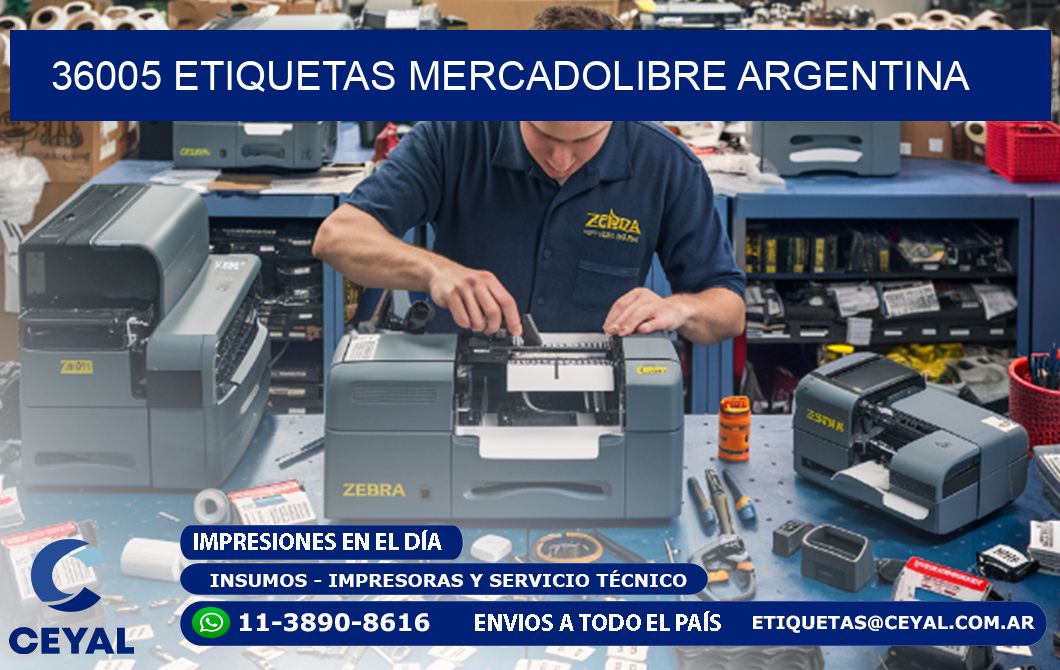 36005 ETIQUETAS MERCADOLIBRE ARGENTINA