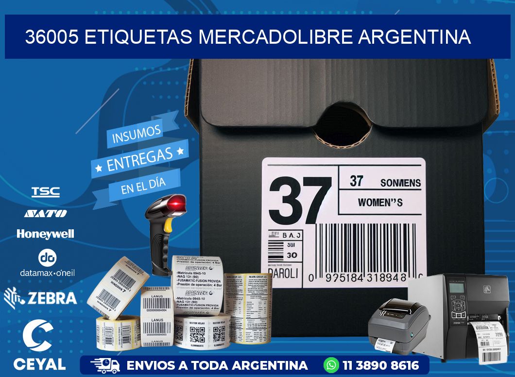 36005 ETIQUETAS MERCADOLIBRE ARGENTINA