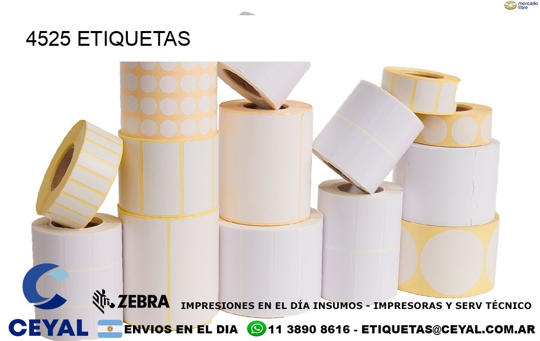 4525 ETIQUETAS