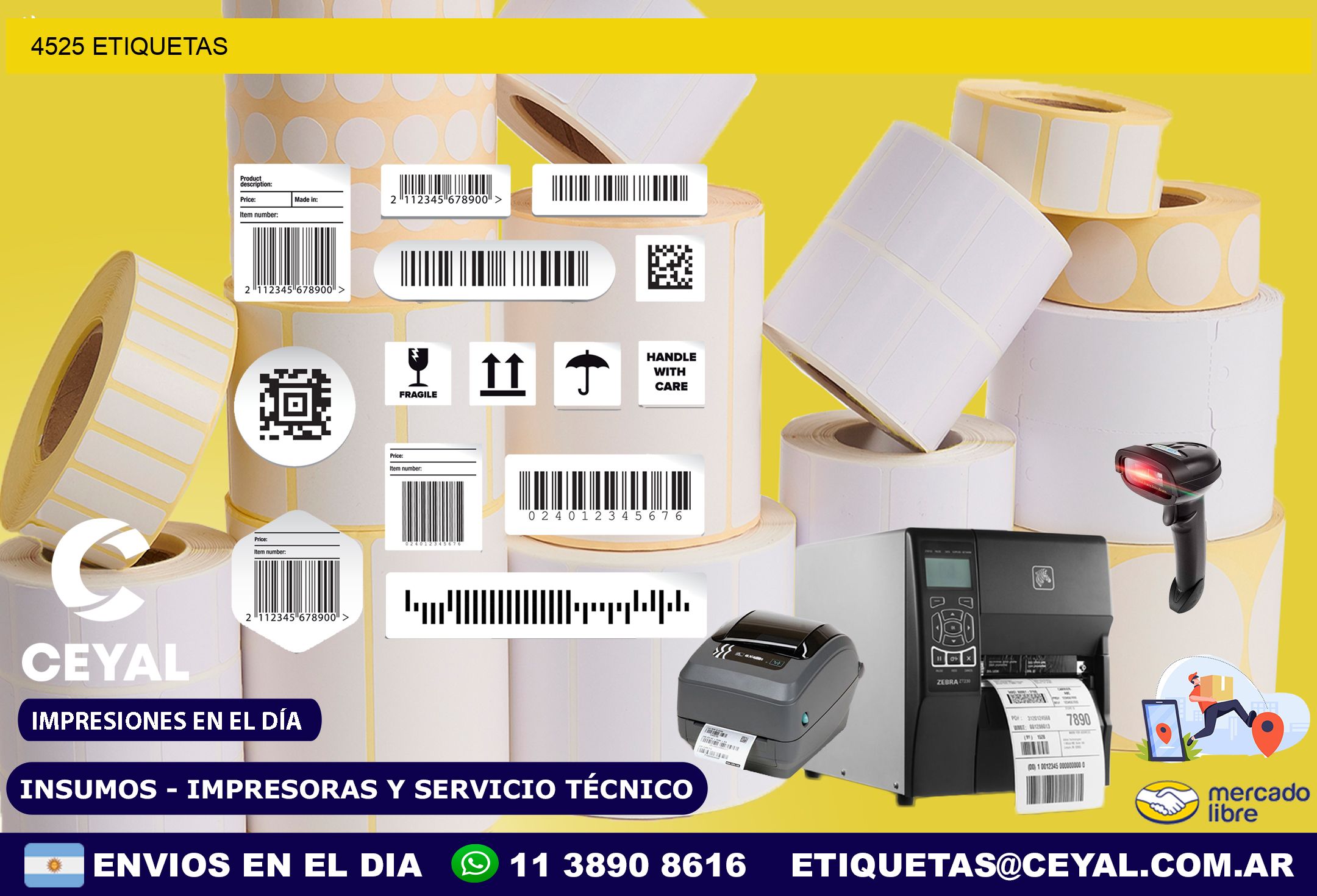 4525 ETIQUETAS