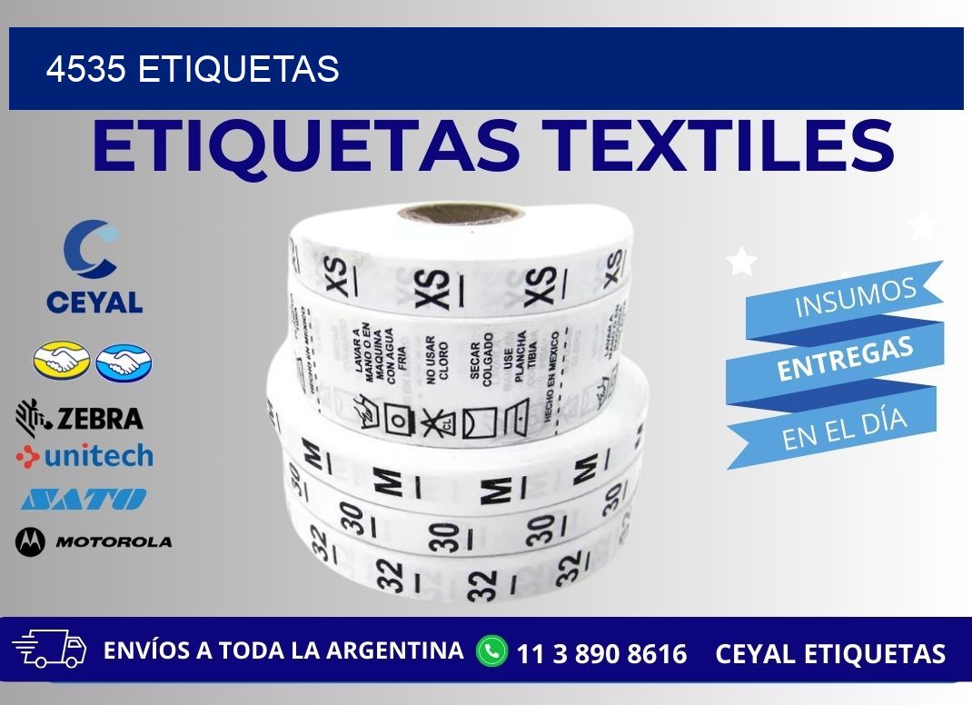 4535 ETIQUETAS
