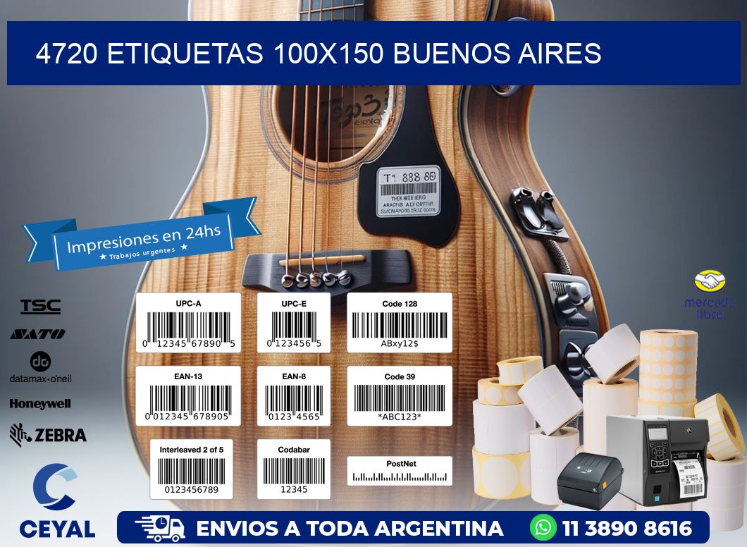 4720 ETIQUETAS 100x150 buenos aires