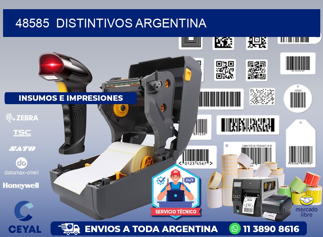48585 Distintivos Argentina