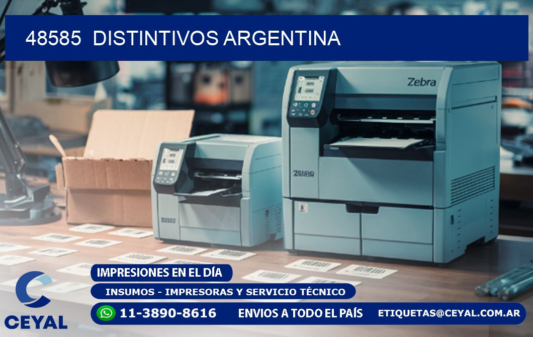 48585 Distintivos Argentina