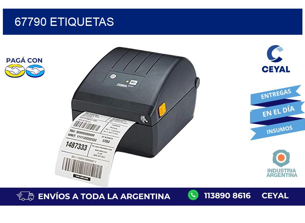 67790 ETIQUETAS