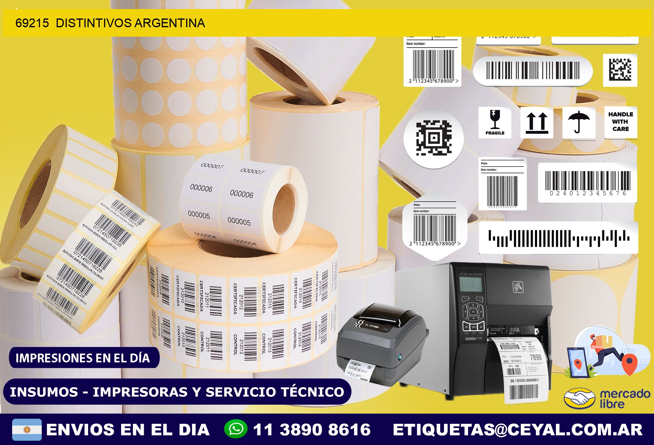 69215  Distintivos Argentina