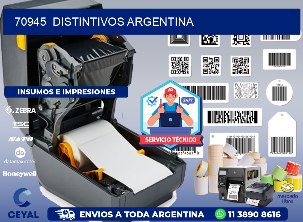 70945  Distintivos Argentina