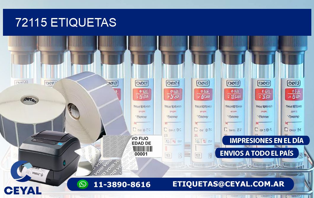 72115 ETIQUETAS