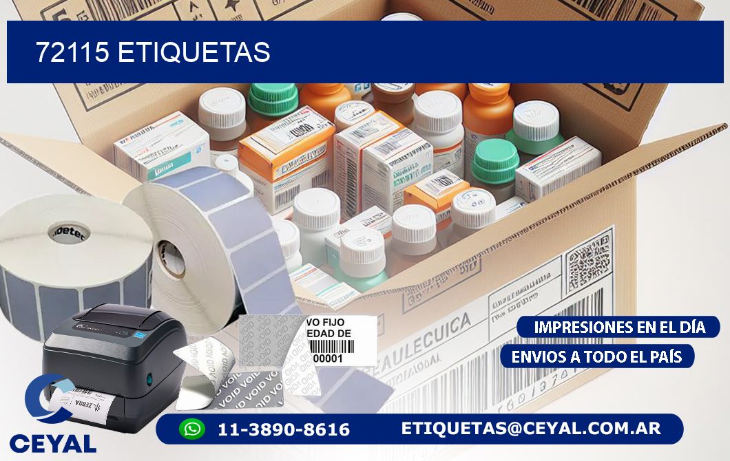 72115 ETIQUETAS