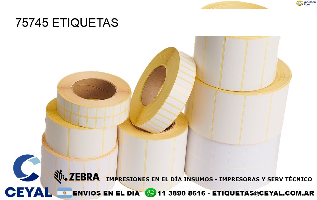 75745 ETIQUETAS