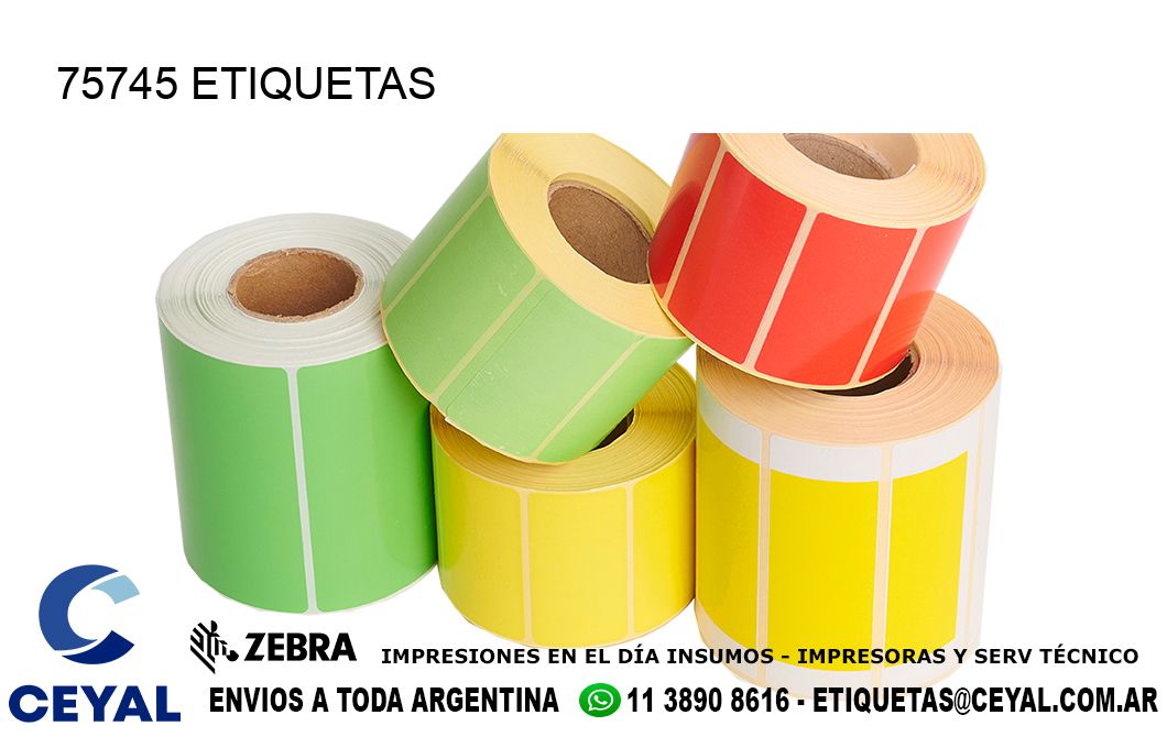 75745 ETIQUETAS