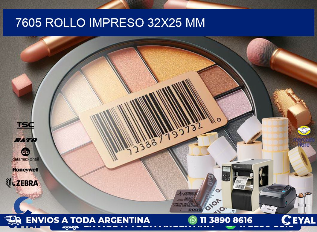 7605 ROLLO IMPRESO 32×25 mm
