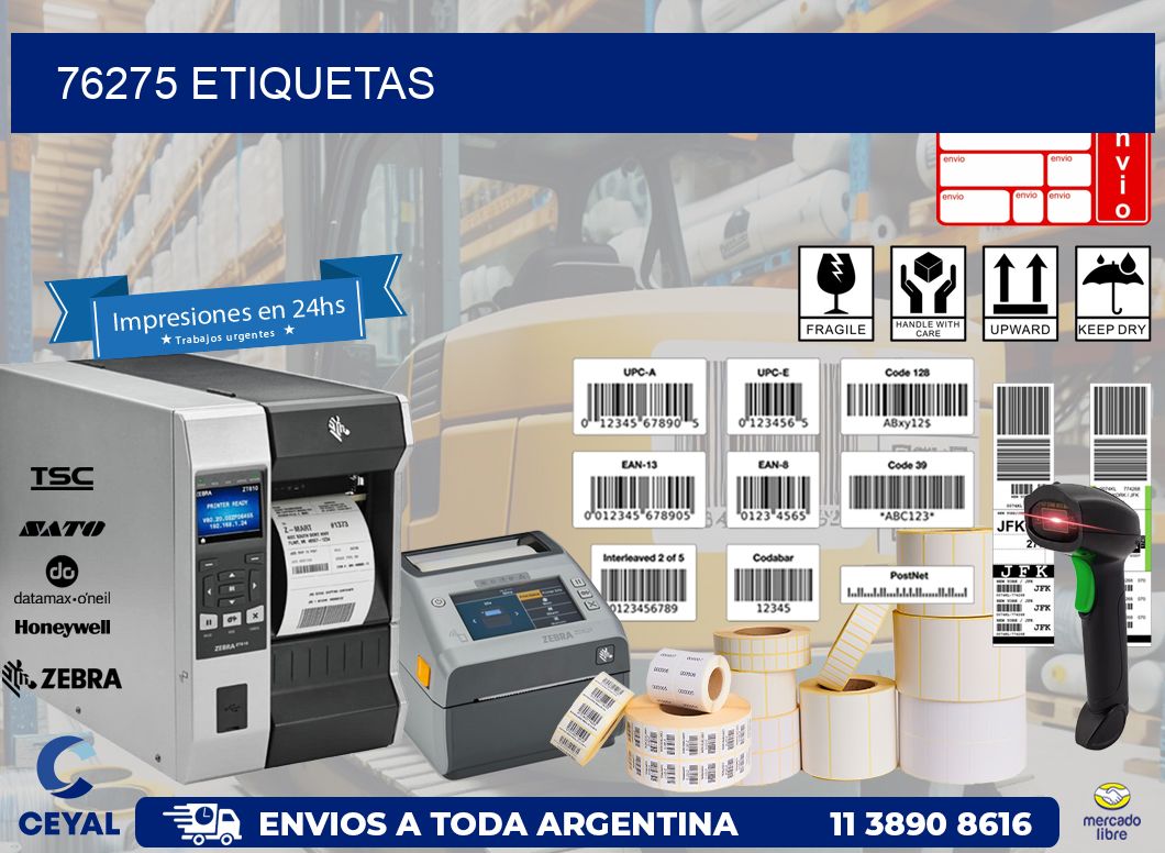 76275 ETIQUETAS